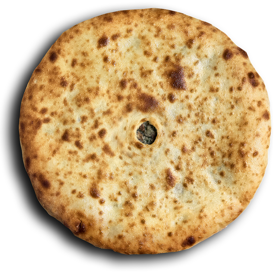 Пирог картофель и грибы